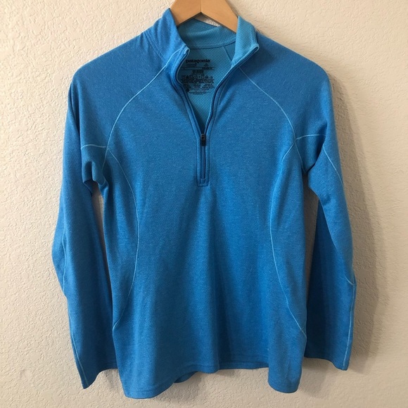 Patagonia Womens Capilene 3 Midweight 1/2 Zip Base Layer in Blue - Size Small - Picture 1 of 4